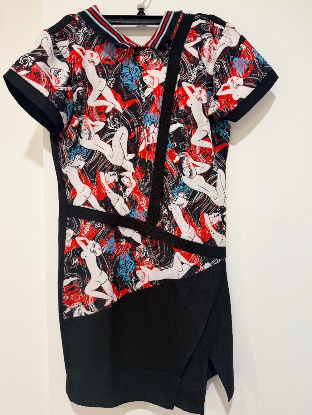 Wrap mini dress